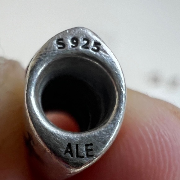 Pandora Love Letter, Red Enamel Sterling Silver Charm Bead - Picture 9 of 10